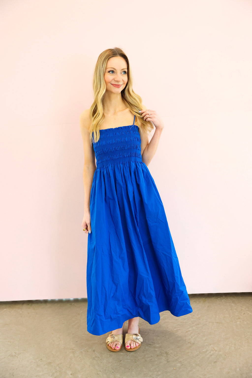 Z Supply Cornelia Poplin Midi Dress
